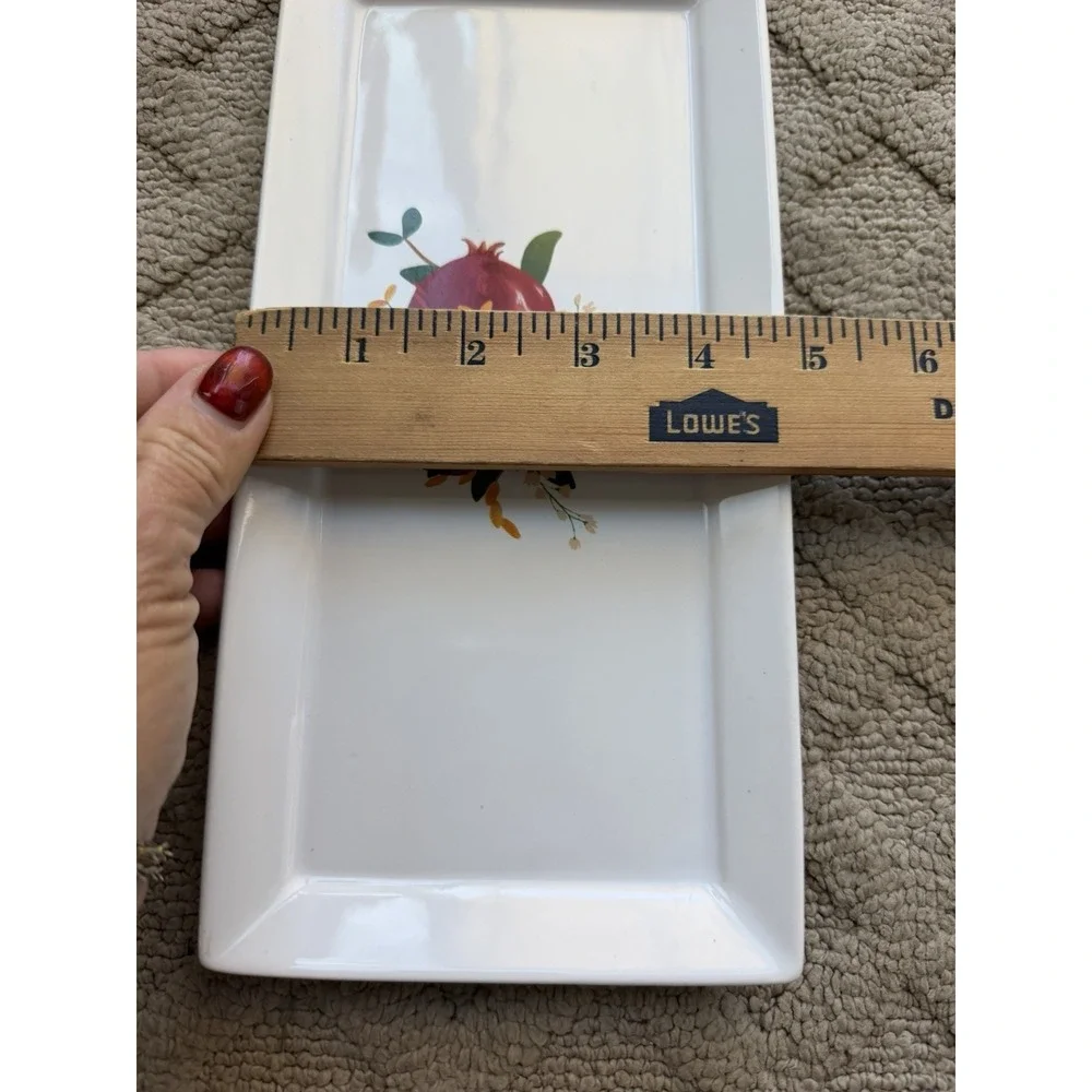 Grove Collaborative Limited Edition Pomegranate Stoneware Decorative/Serve Tray